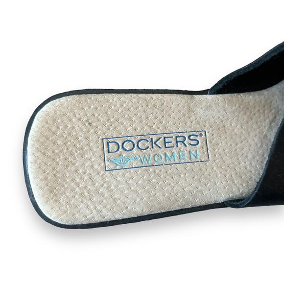 Dockers Block Heel Leather Sandals Womens Size 7 - Picture 3 of 5